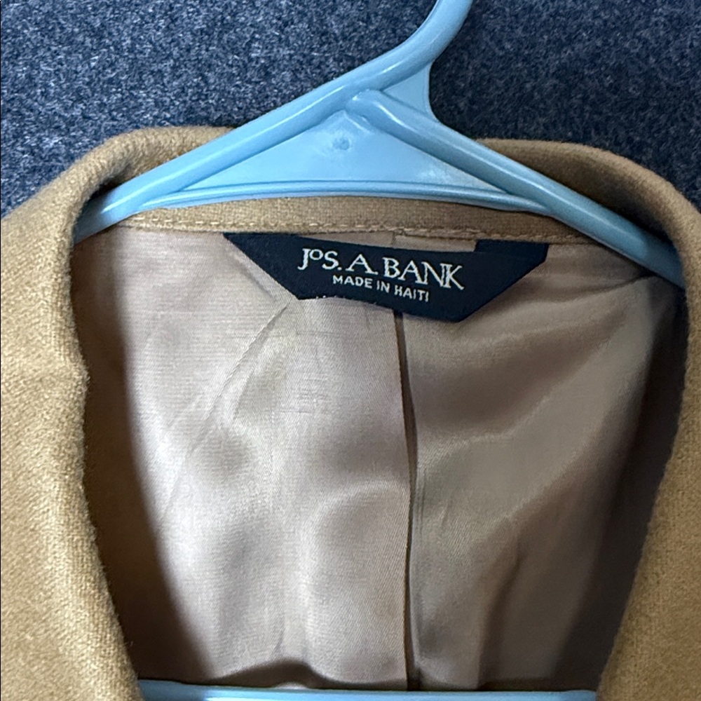 Jos. A. Bank 100% Cashmere Classic Tan Blazer 48R - Picture 4 of 12